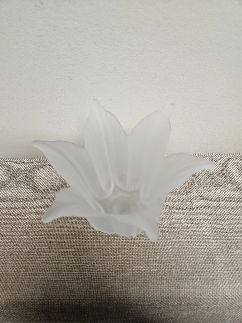 PartyLite Frosted Glass Tulip Peglite Candle Holder P0420 Original Box